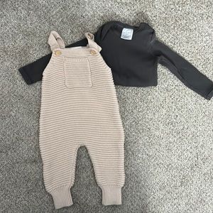 Mebie Baby overall outfit